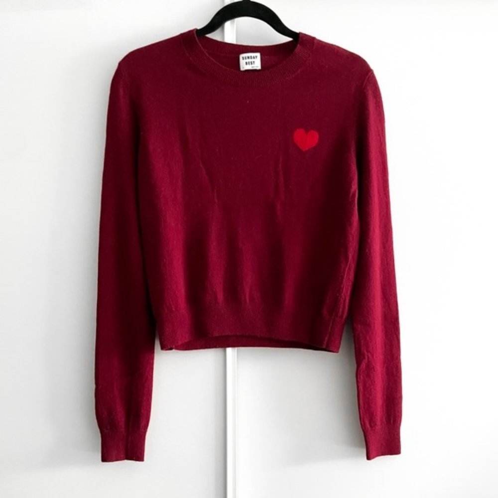 Sunday Best Heart Sweater